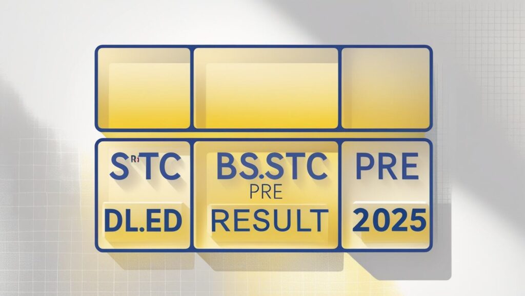 Rajasthan BSTC Pre D.El.Ed Result 2025