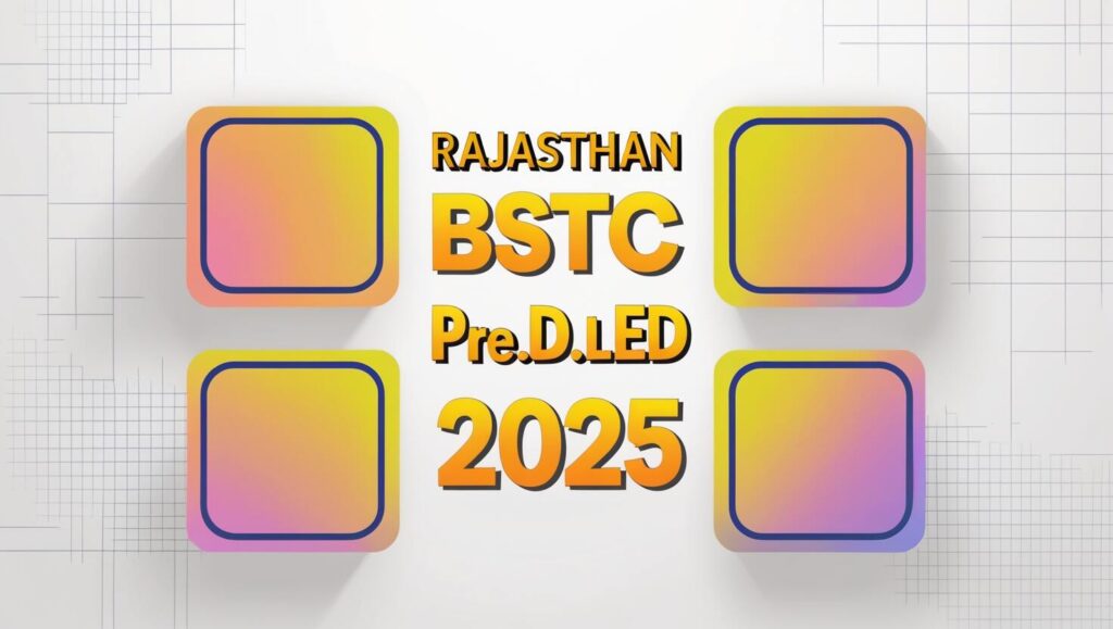 Rajasthan BSTC Pre D.El.Ed Result 2025