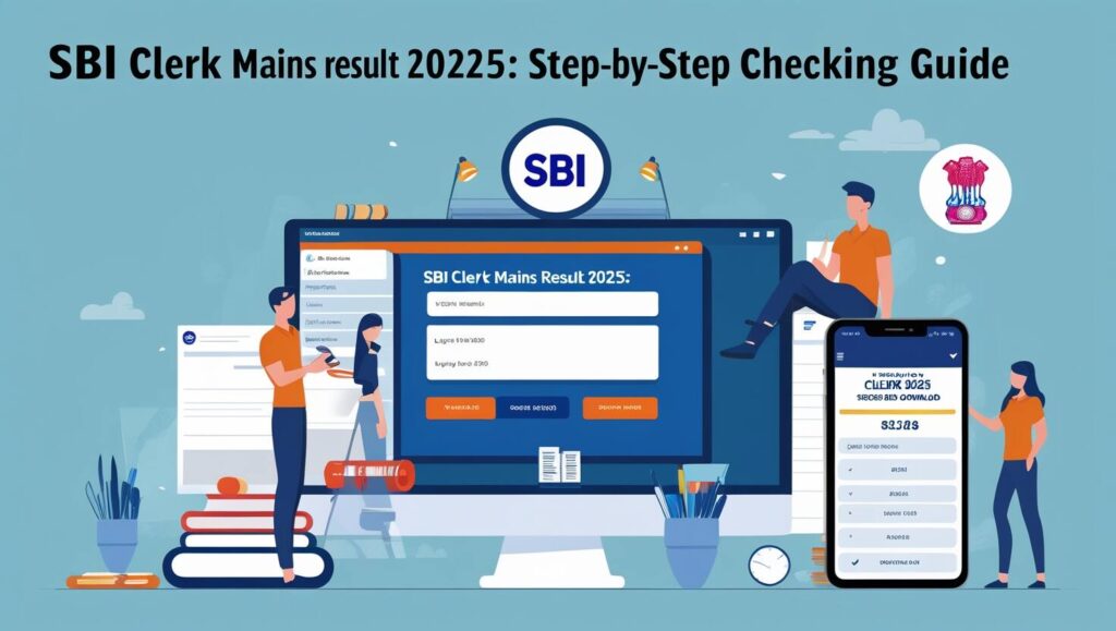 SBI Clerk Mains Result 2025 Date