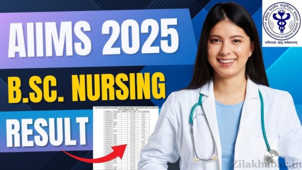 AIIMS BSc Nursing Result 2025