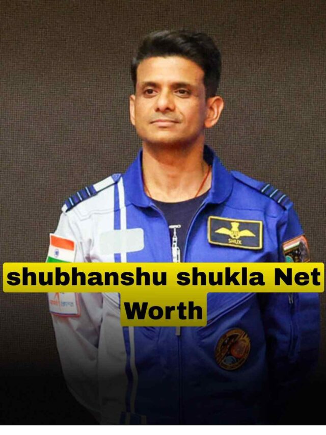 shubhanshu shukla Net Worth