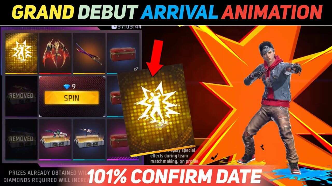 Free Fire Grand Debut Arrival