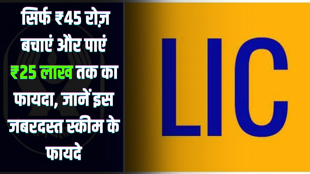 LIC Jeevan Anand Policy: Save just ₹45 per day and get benefits up to ₹25 lakh, know the benefits of this great scheme