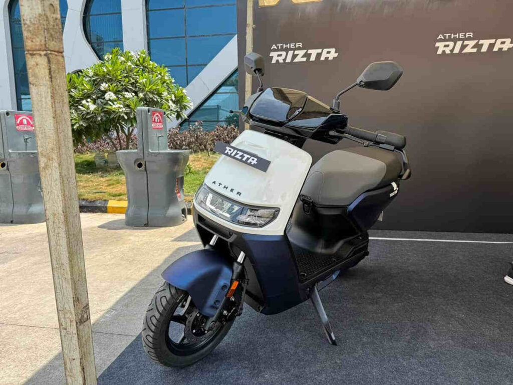 If you want style, safety and family comfort – then Ather Rizta i is the best electric scooter for you
