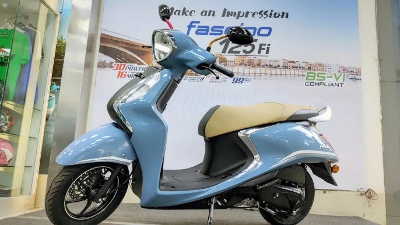 Yamaha Fascino 125 Fi Hybrid: Launched with new colours, powerful features and great performance