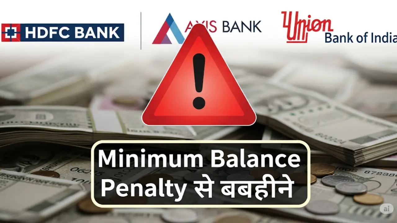 Avoid bank penalties: Check minimum balance requirement of HDFC, Axis and Union Bank