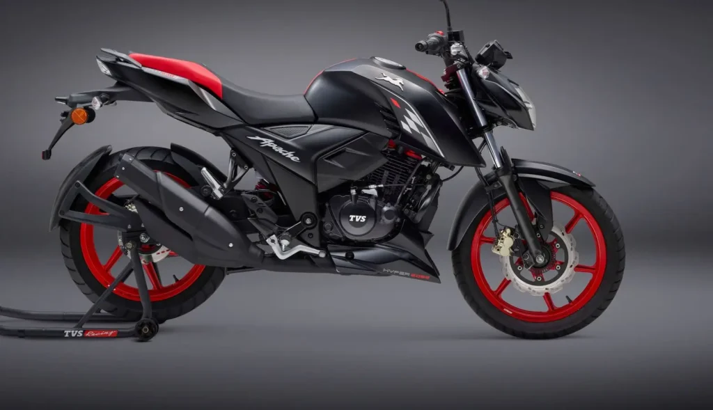 TVS Apache RTR 160 4V: 17.31 bhp power, 3 ride modes and price ₹ 1.23 lakh