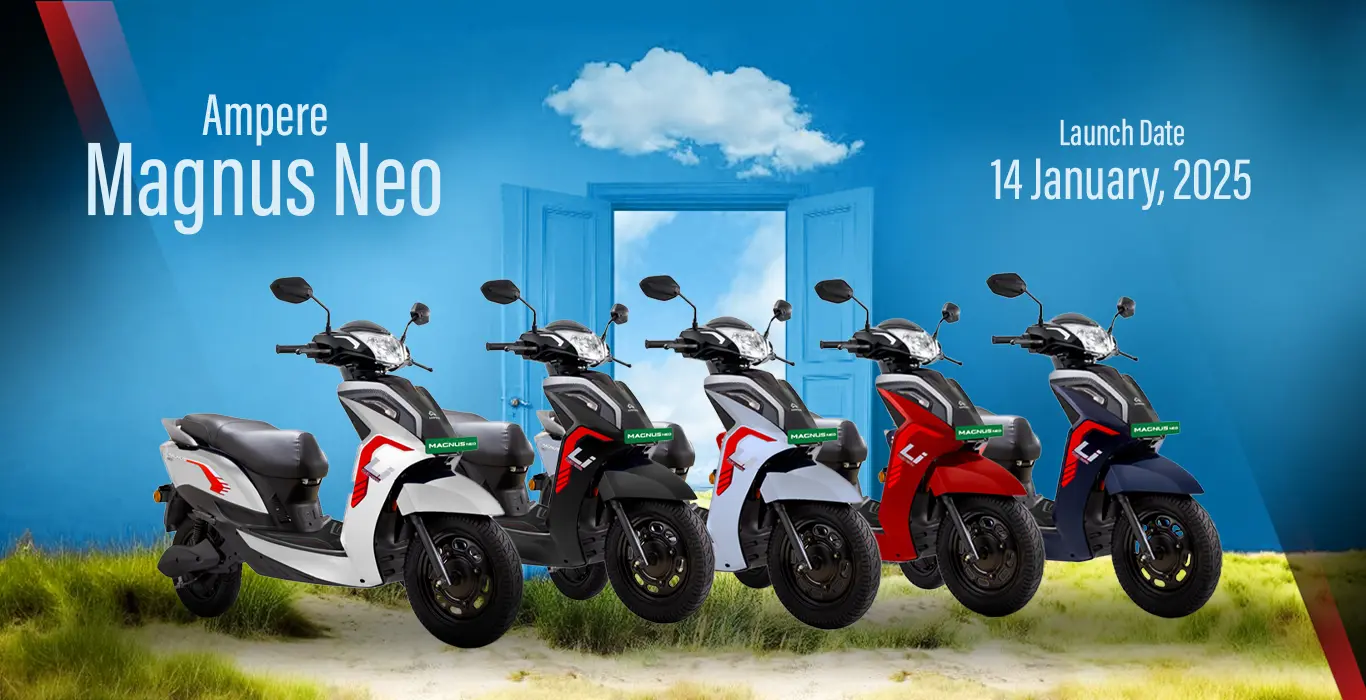 Ampere Magnus: Launched at ₹84,999, 100Km range, 65Km/h speed and 5 colour options