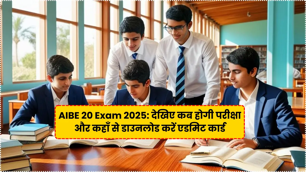 AIBE 20 Exam 2025: See when the exam will be held and where to download the admit card