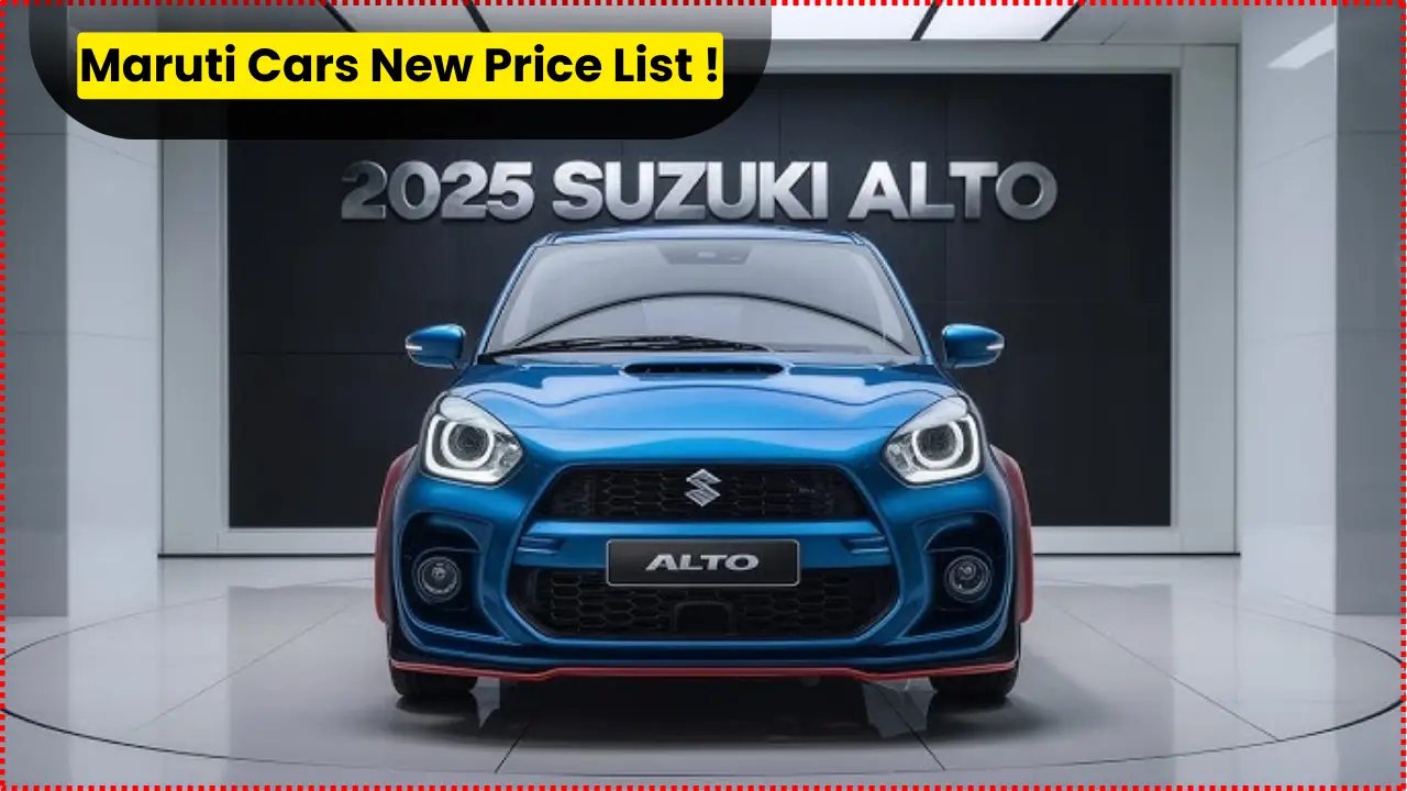 Maruti Cars New Price List