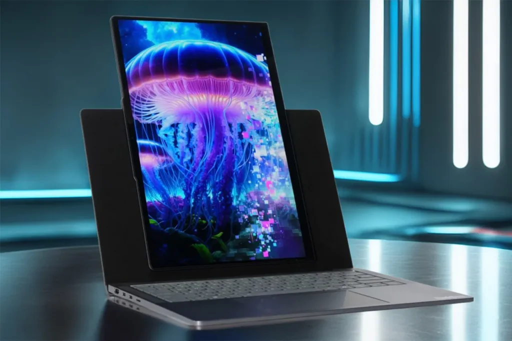 Lenovo Project Pivo Laptop: Screen will rotate! Laptop of the future shown at Berlin Tech Show